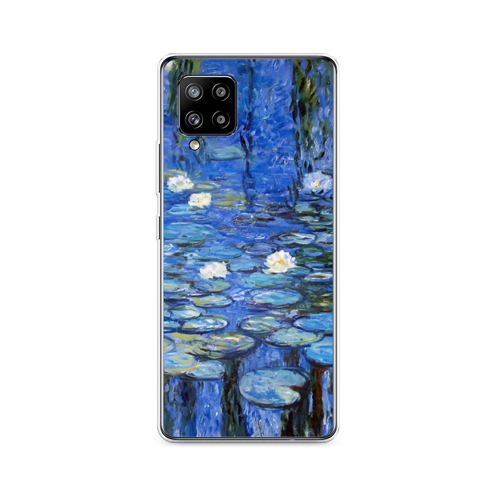 

Чехол на Samsung Galaxy A42 "Нарисованный пруд", Синий;зеленый, 2101750-4