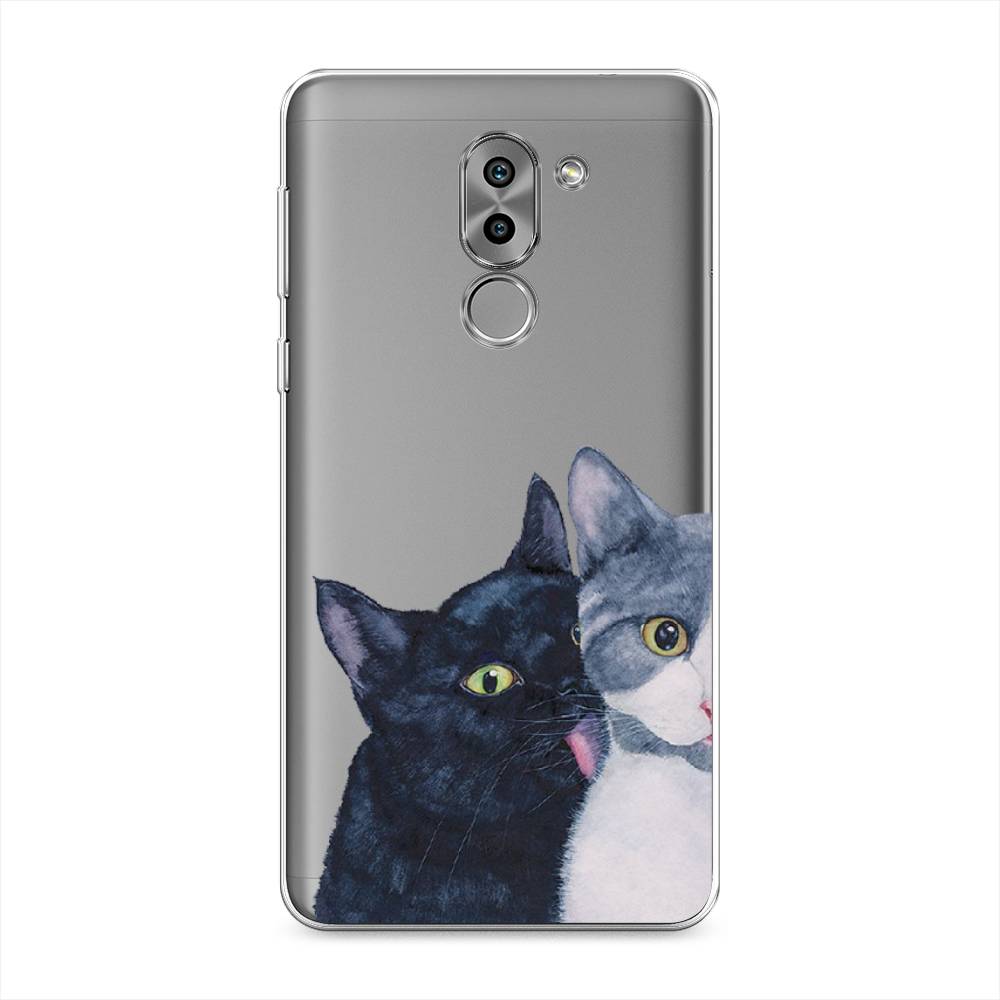 

Чехол Awog на Honor 6X "Кошачья любовь", Разноцветный, 60750-1