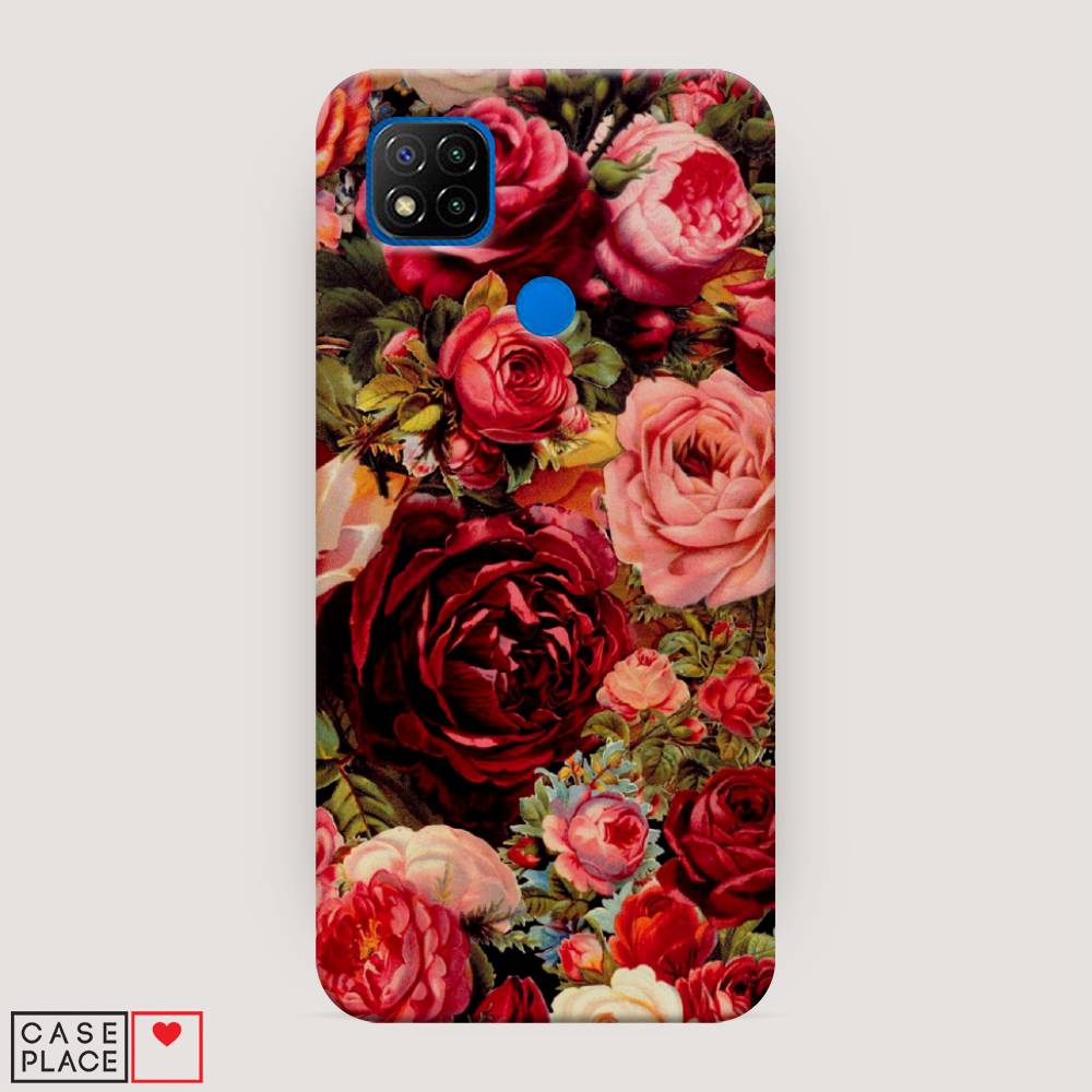 

Пластиковый чехол "Розы винтажные" на Xiaomi Redmi 9C, 39020-6