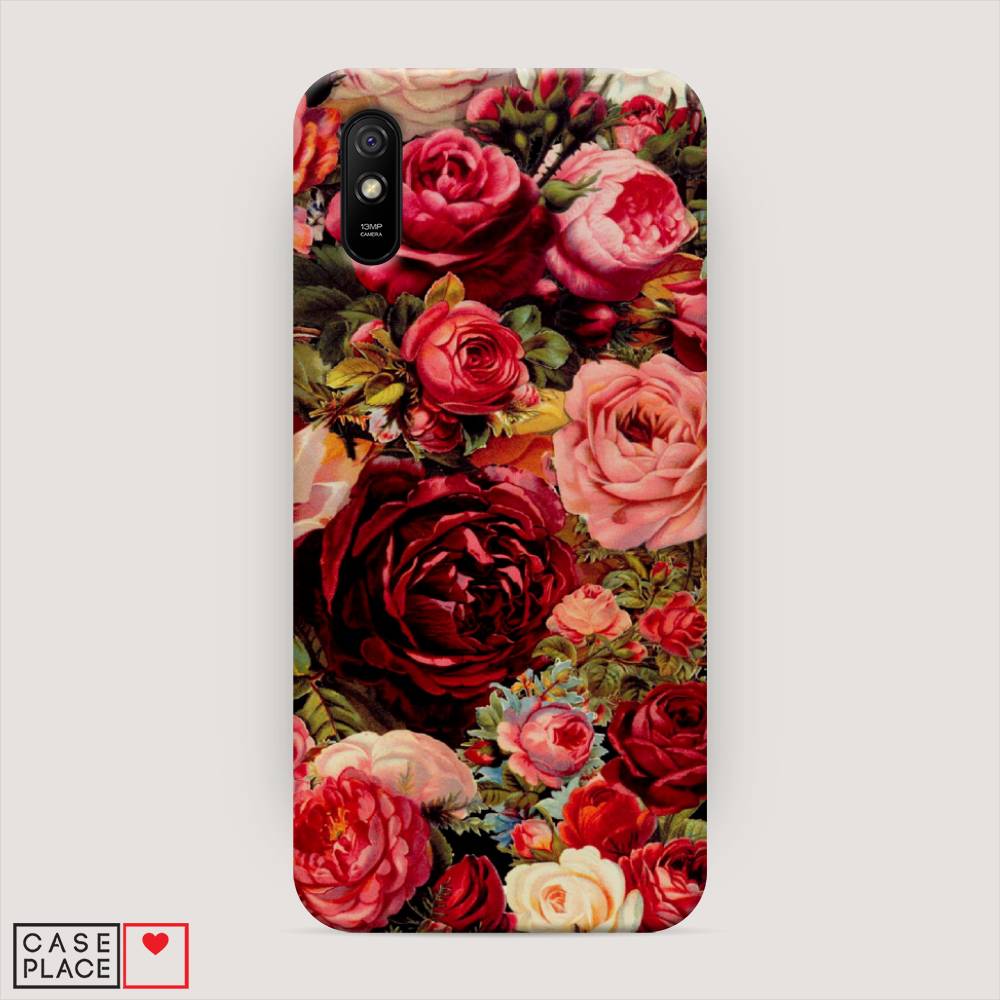 

Пластиковый чехол "Розы винтажные" на Xiaomi Redmi 9A, 38920-6