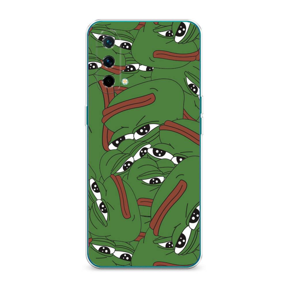 

Чехол Awog на OnePlus Nord CE / ВанПлас Nord CE "Печальный frog", Зеленый;белый, 151850-9