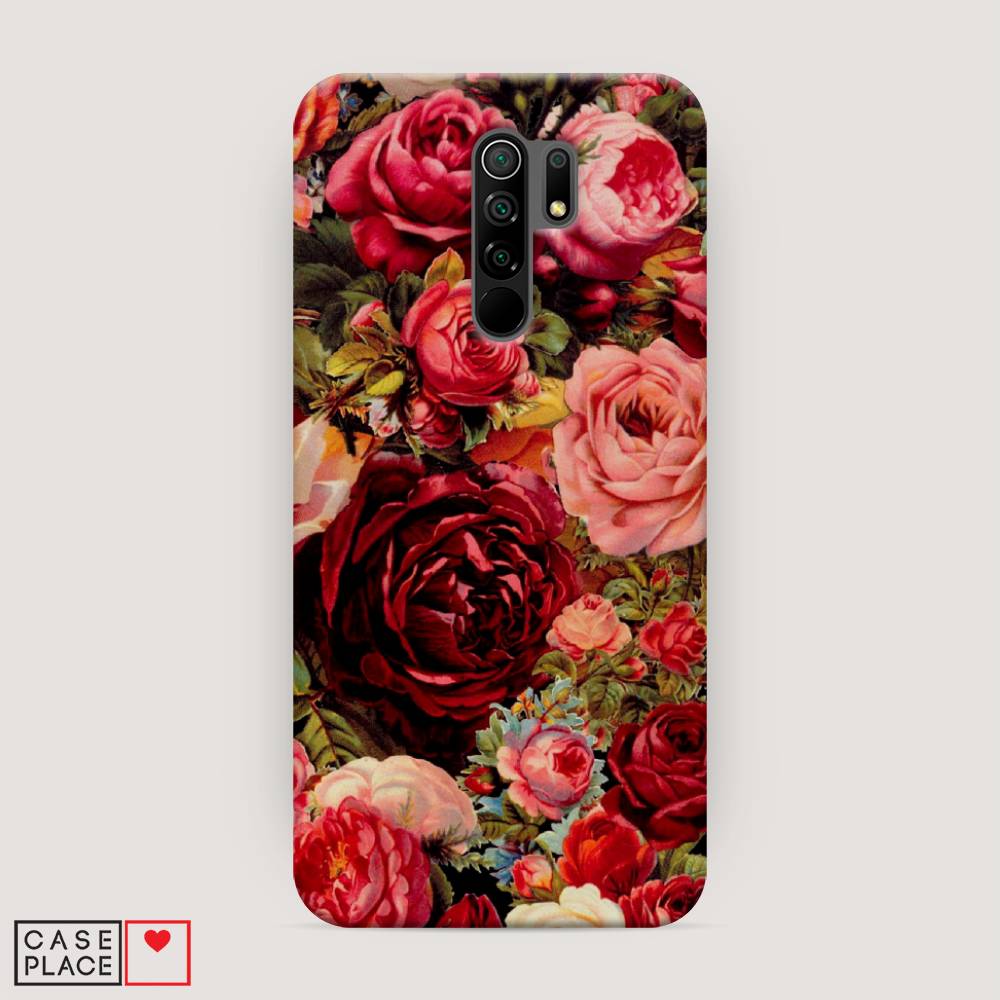 

Пластиковый чехол "Розы винтажные" на Xiaomi Redmi 9, 38320-6