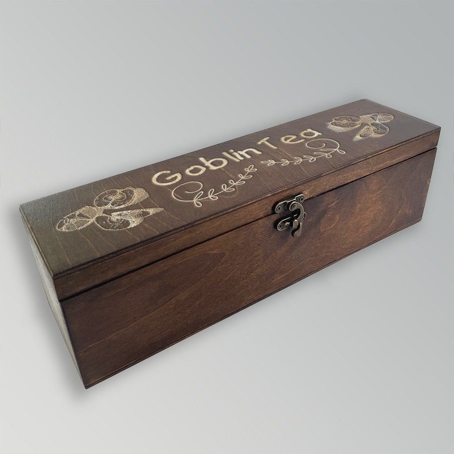 фото Коробка для чайных пакетиков из дерева с крышкой - 59 artwood