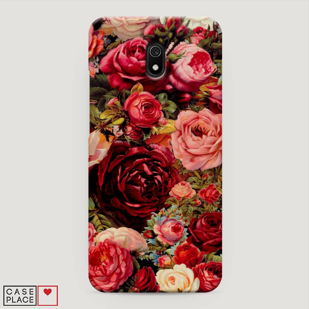 

Пластиковый чехол "Розы винтажные" на Xiaomi Redmi 8A, 37220-6