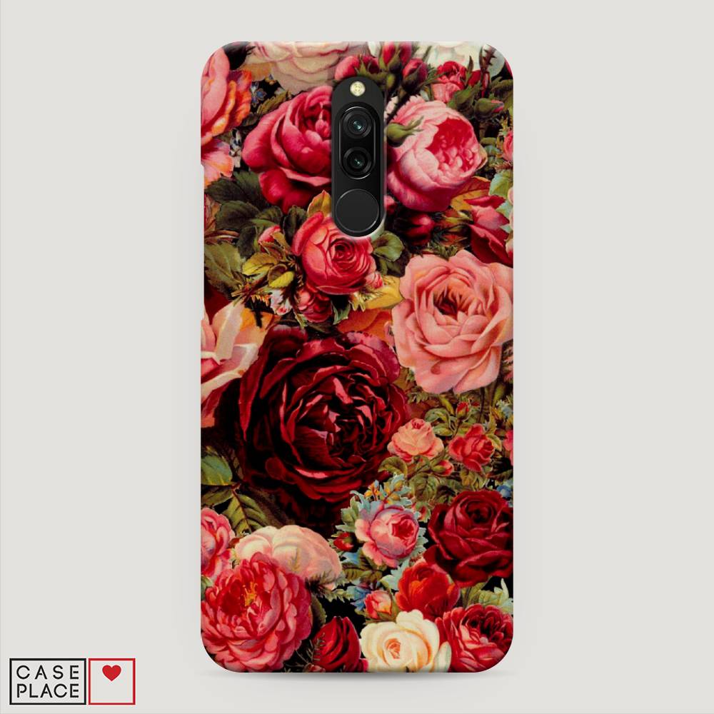 

Пластиковый чехол "Розы винтажные" на Xiaomi Redmi 8, 37120-6