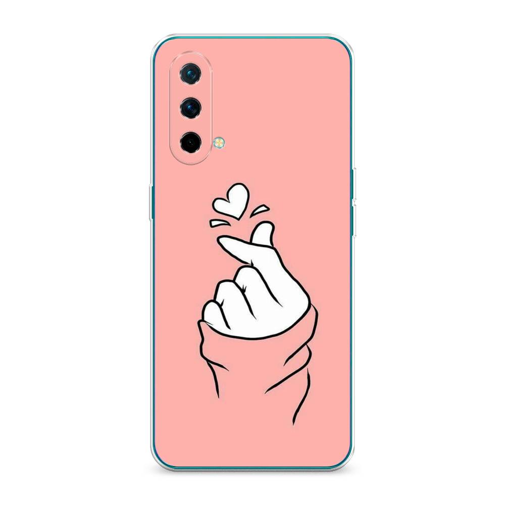 

Чехол Awog на OnePlus Nord CE / ВанПлас Nord CE "Любовь-щелк", Оранжевый, 151850-7