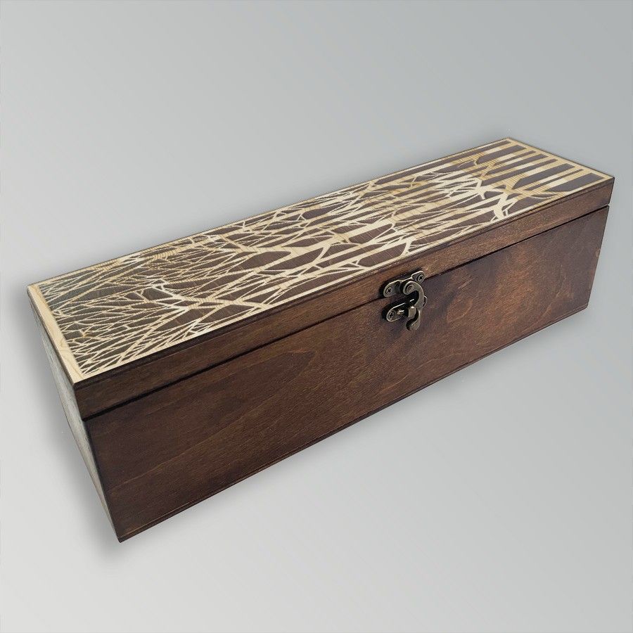 

Коробка для чайных пакетиков из дерева с крышкой - 4, TEABOX-OG-090922-0070