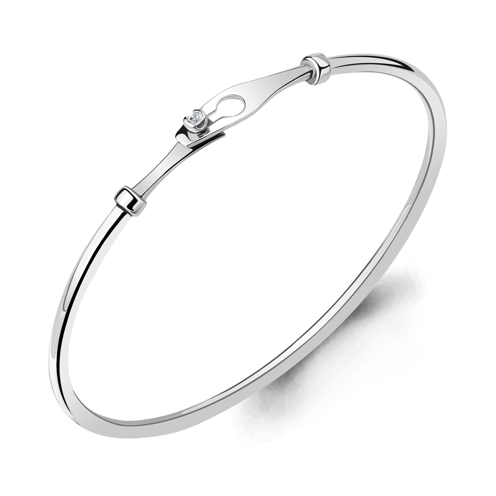 

Браслет из серебра с фианитом р. 16 Aquamarine 74505А_925_р, 74505А_925_р