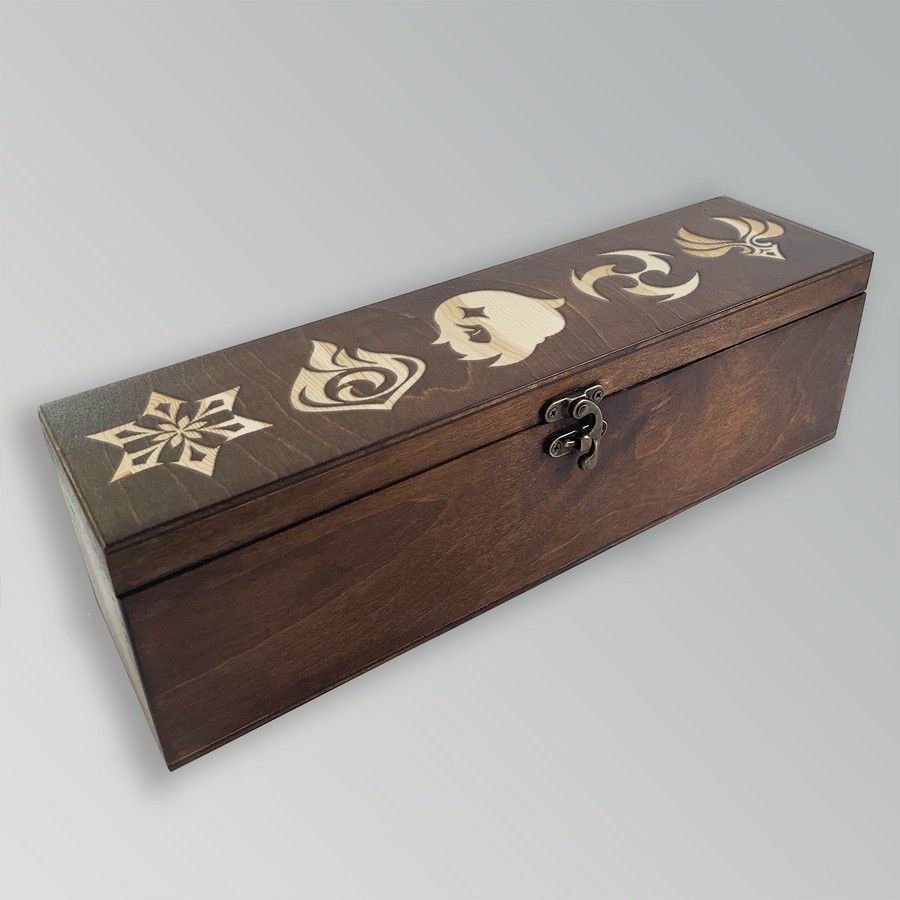 

Коробка для чайных пакетиков из дерева с крышкой - 41, TEABOX-OG-090922-0056