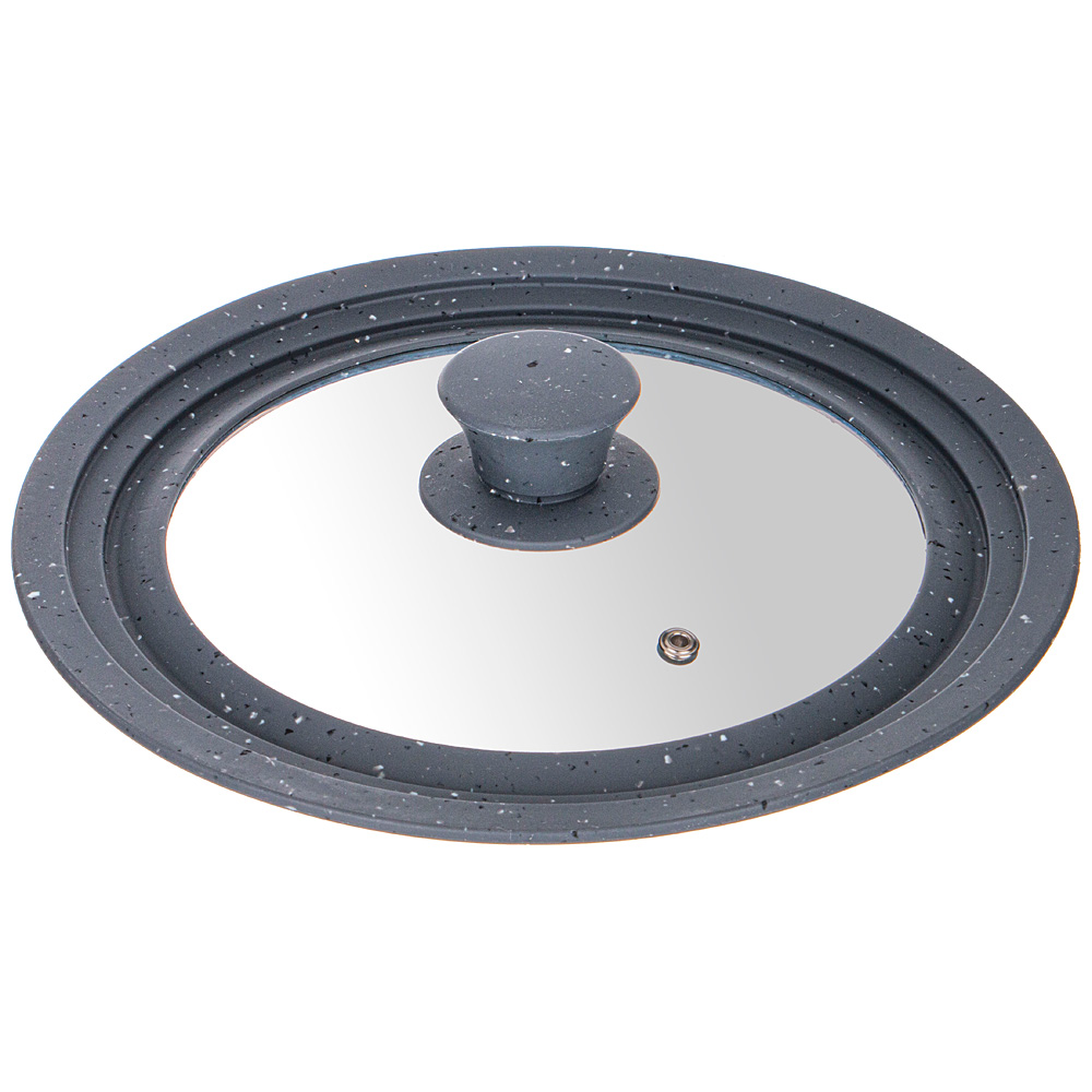 

Крышка Agness универсальная мультиразмерная диаметр 20/22/24 см, Прозрачный