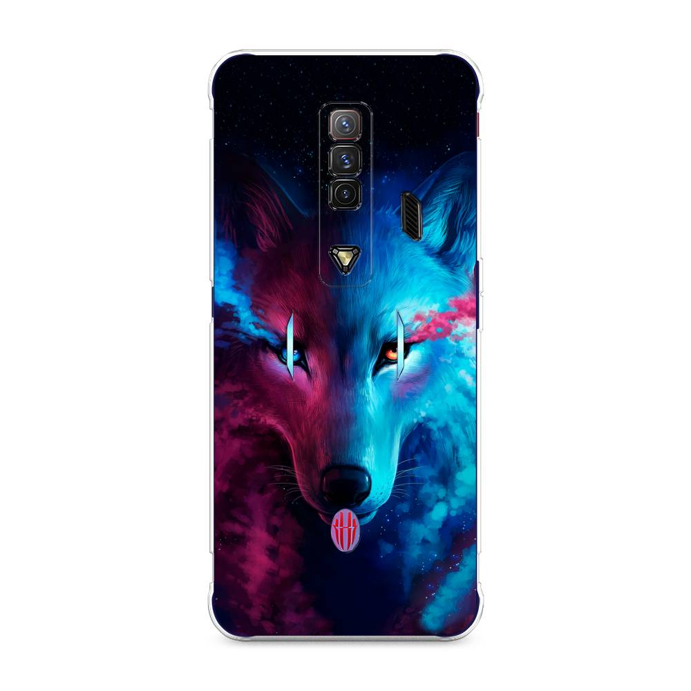 

Чехол Awog на ZTE Nubia Red Magic 7 / ЗТЕ Нубиа Ред Мэджик 7 "Волшебный волк", Разноцветный, 135950-1