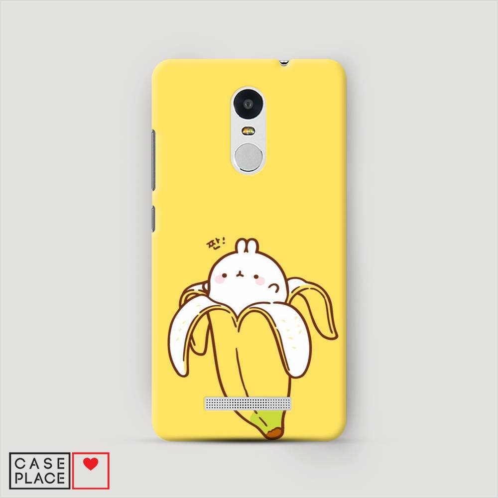 

Пластиковый чехол "Зайчик-бананчик" на Xiaomi Redmi Note 3