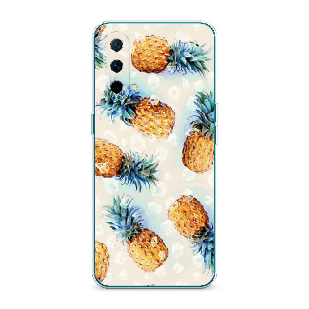 

Чехол Awog на OnePlus Nord CE / ВанПлас Nord CE "Ананасы", Бежевый, 151850-3