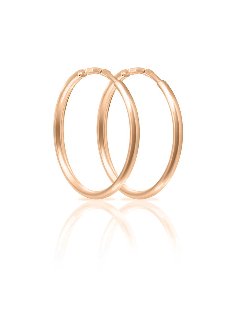 

Серьги конго из серебра SKAZKA Natali Romanovoi 37575, 37575