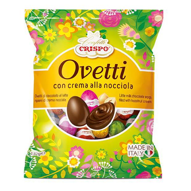 

Конфеты шоколадные Crispo с кремом из фундука 130 г
