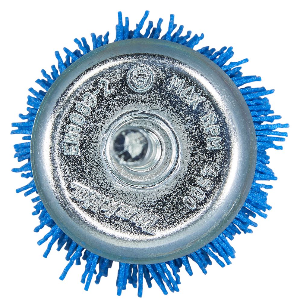 Щетка Makita D-45537 нейлоновая чашечная d50мм синяя, G240, хвостовик 6мм щетка чашка синяя для ушм 150мм м14 латунь ar xpc 150