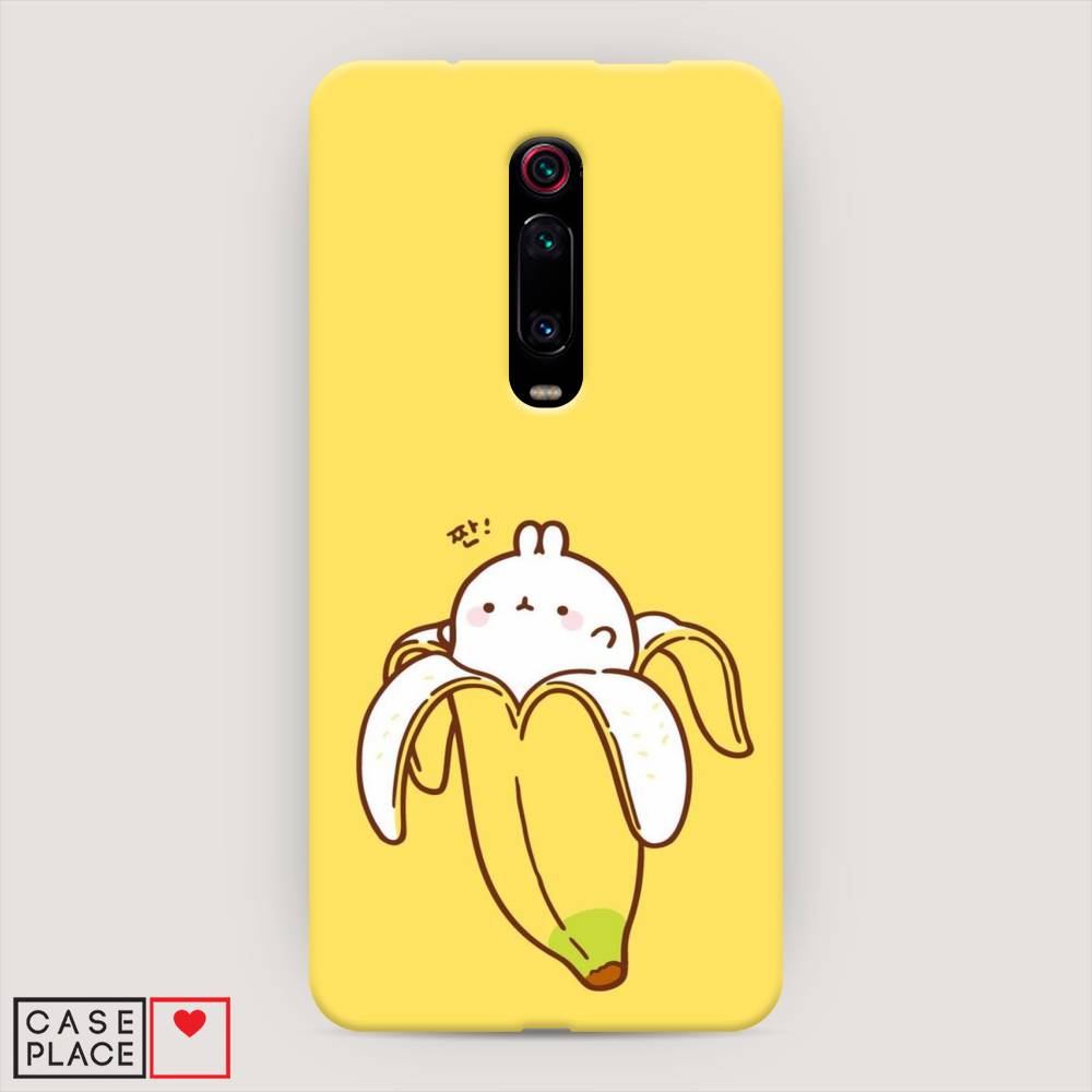 

Пластиковый чехол "Зайчик-бананчик" на Xiaomi Redmi K20, 35520-1