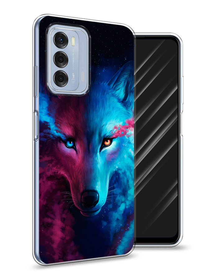 

Чехол Awog на ZTE Blade V40 / ЗТЕ Блэйд V40 "Волшебный волк", Разноцветный, 136150-1