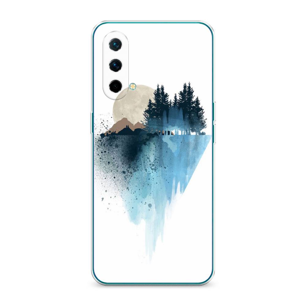 

Чехол Awog на OnePlus Nord CE / ВанПлас Nord CE "Горы 5", Голубой, 151850-4