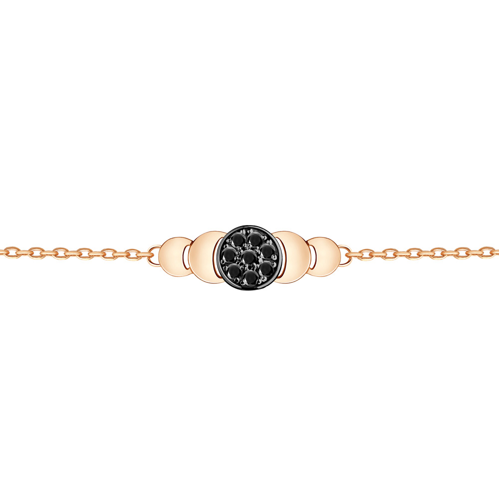 

Браслет из серебра с кристаллом ювелирным р. 16 Aquamarine 74485Ч_925_з, 74485Ч_925_з