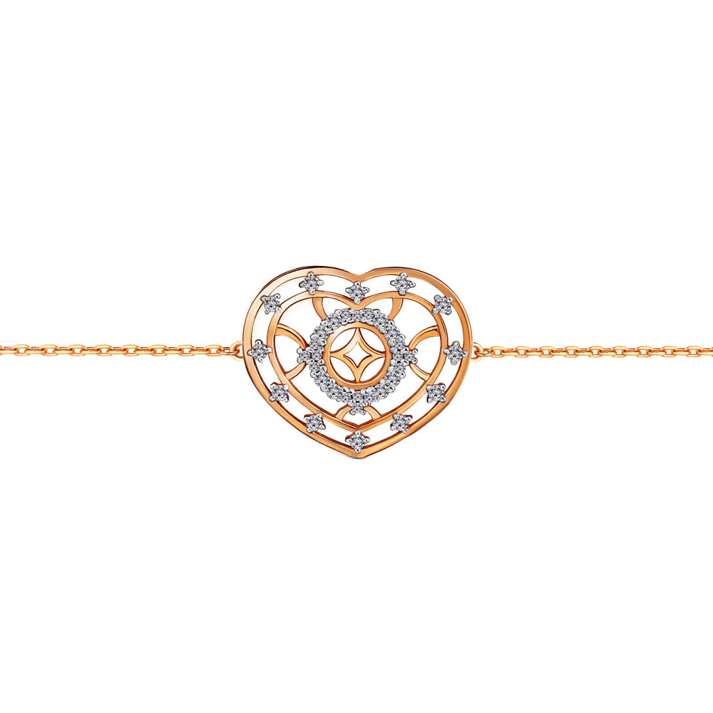 

Браслет из серебра с фианитом р. 16 Aquamarine 74482А_925_з, 74482А_925_з