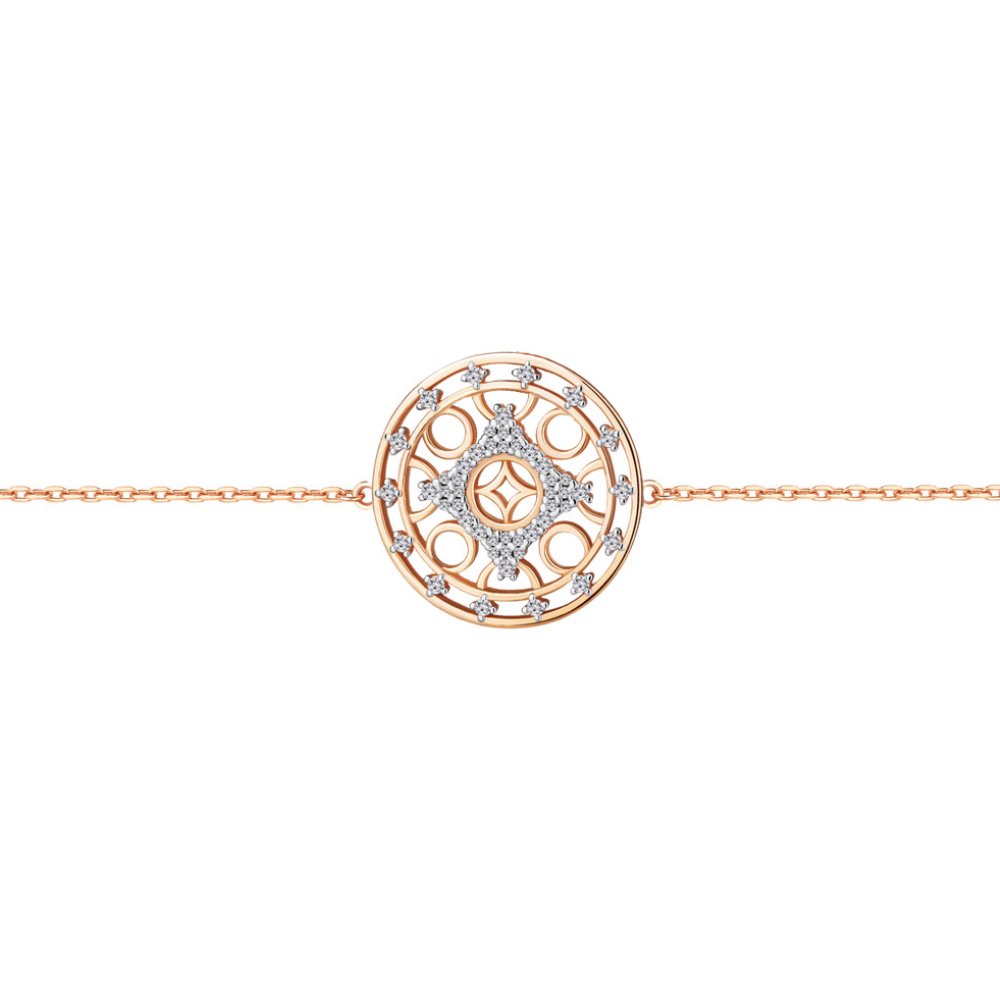 

Браслет из серебра с фианитом р. 16 Aquamarine 74481А_925_з, 74481А_925_з