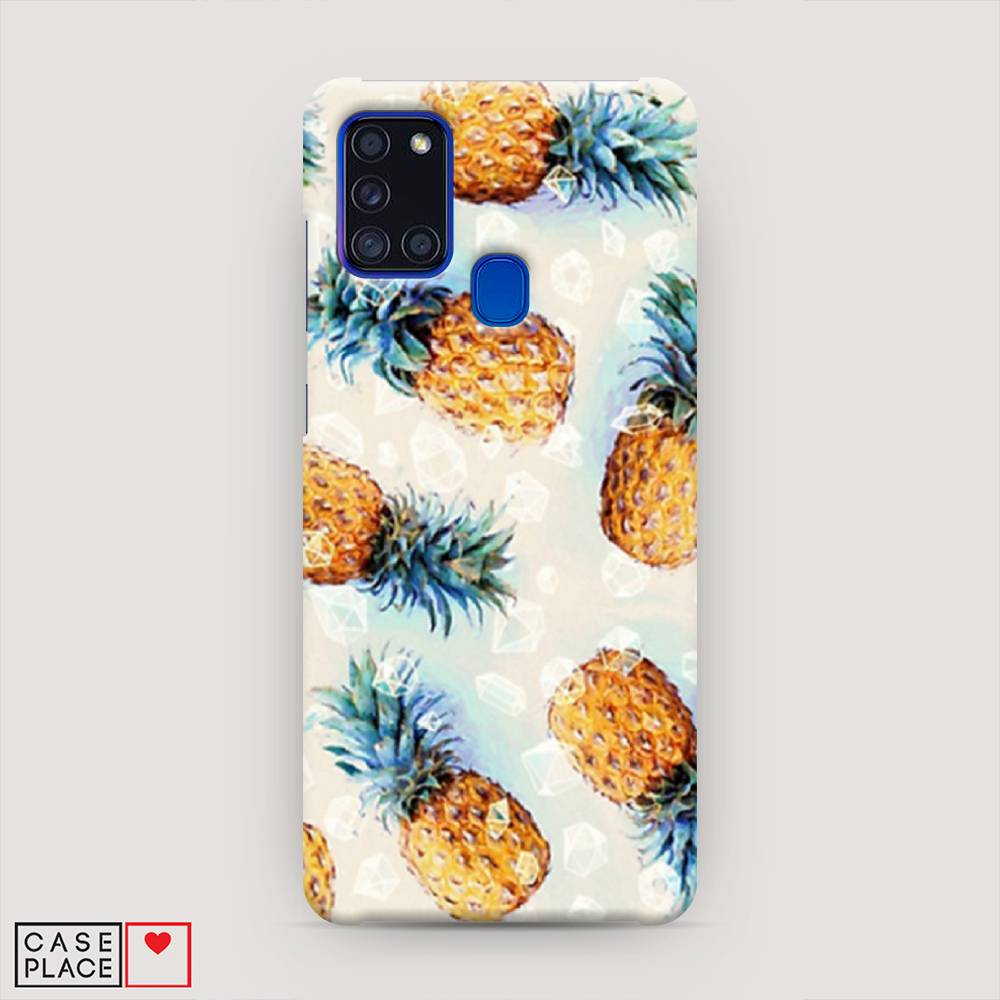 

Пластиковый чехол "Ананасы" на Samsung Galaxy A21s, 2100220-2