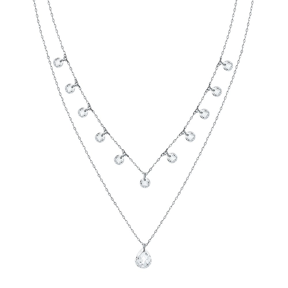 

Колье из серебра 45 см 585Gold 706000313, фианит, 706000313