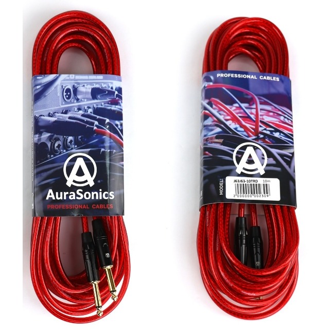 Кабель аудио 1xJack - 1xJack AuraSonics J63J63-10TRD 100m 2185₽