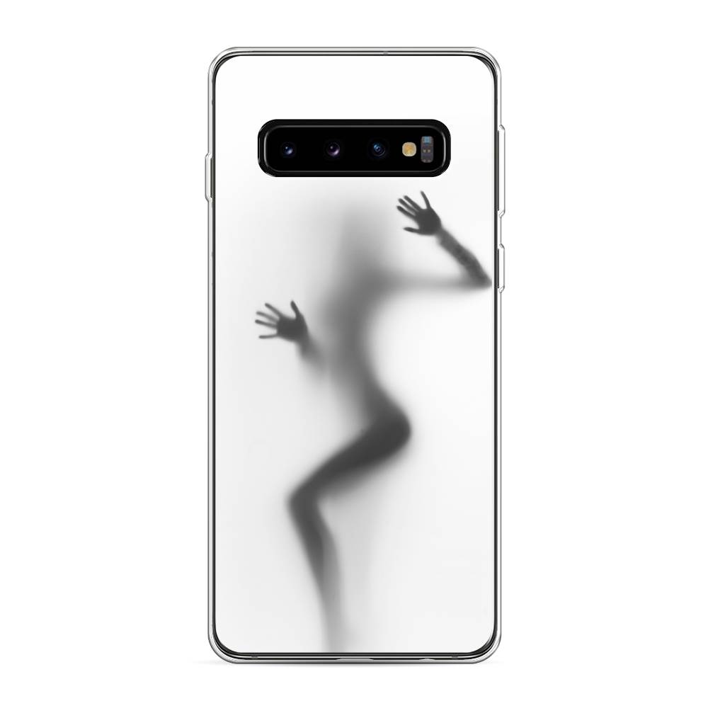 

Чехол Awog на Samsung Galaxy S10 "Девушка в душе", Разноцветный, 27050-7