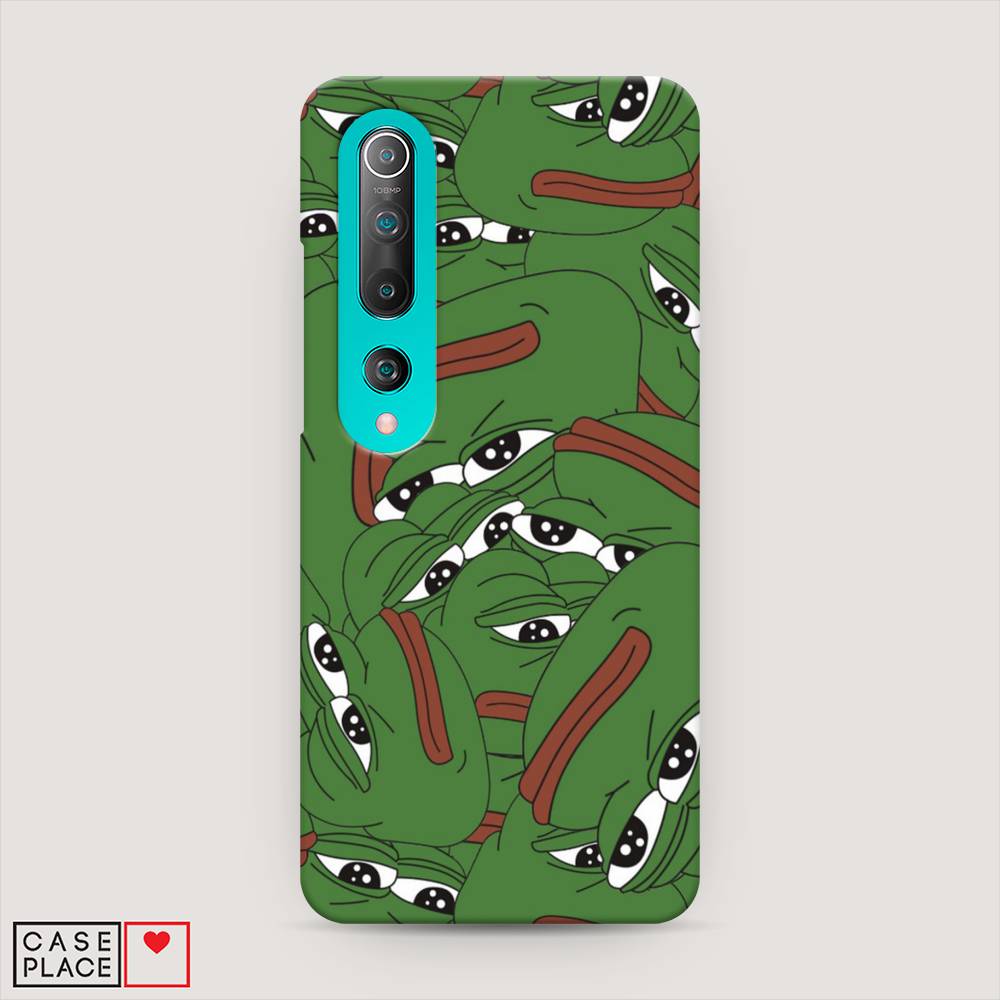 

Пластиковый чехол "Печальный frog" на Xiaomi Mi 10 Pro, 37820-7
