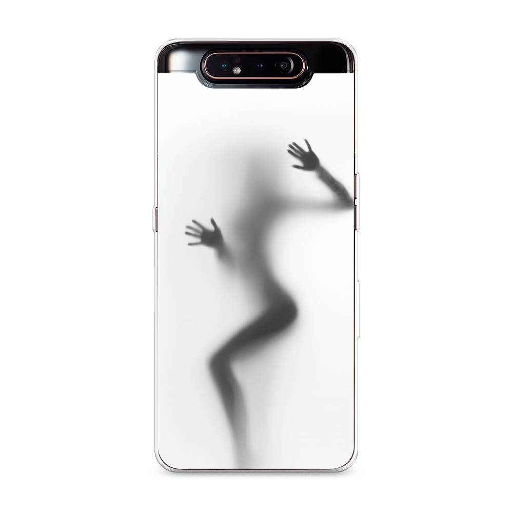 

Чехол Awog на Samsung Galaxy A80 "Девушка в душе", Разноцветный, 28350-7