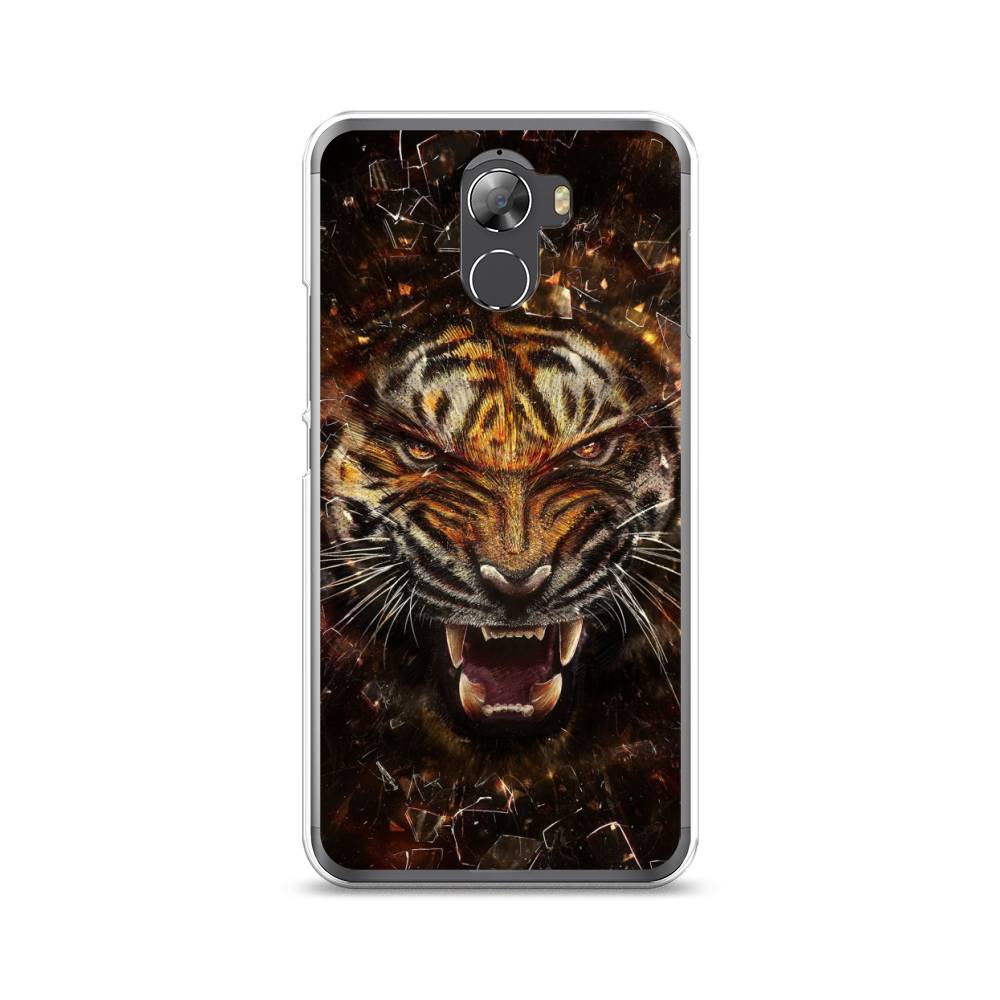 

Чехол на Wileyfox Swift 2 "Тигр осколки", Оранжевый;серый;черный, 210350-1