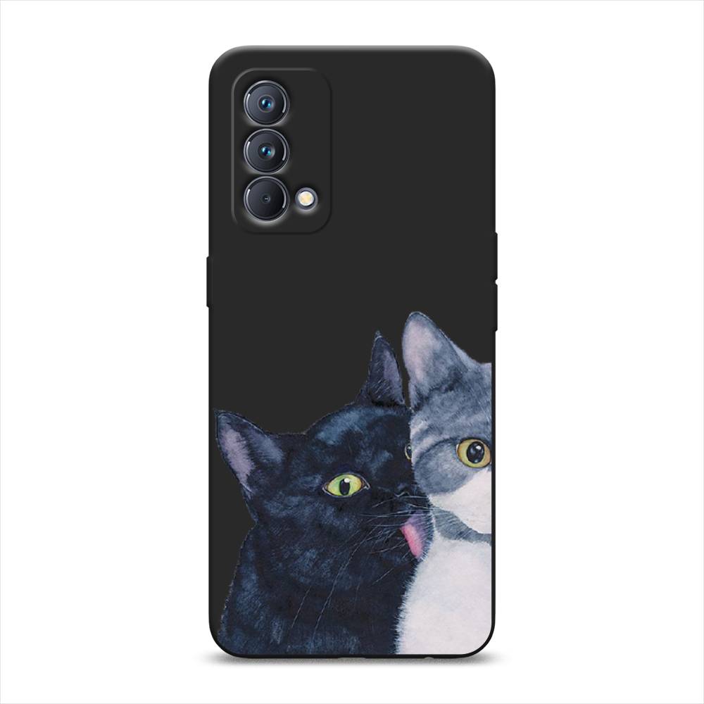 

Чехол Awog 2510452-1 для Realme GT Master Edition "Кошачья любовь", Синий, 2510452-1