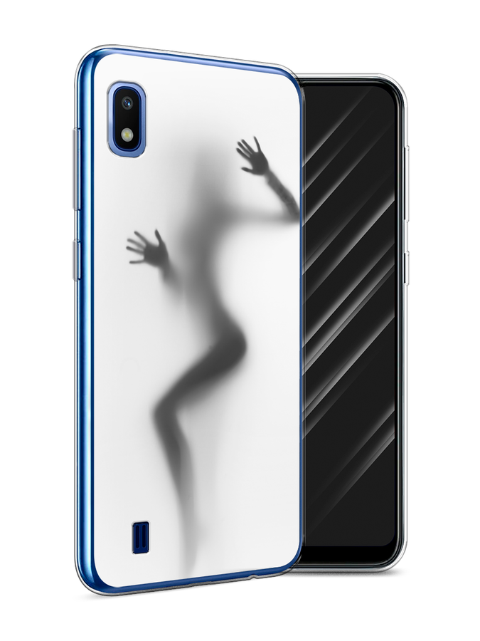 

Чехол Awog на Samsung Galaxy A10 "Девушка в душе", Разноцветный, 27950-7