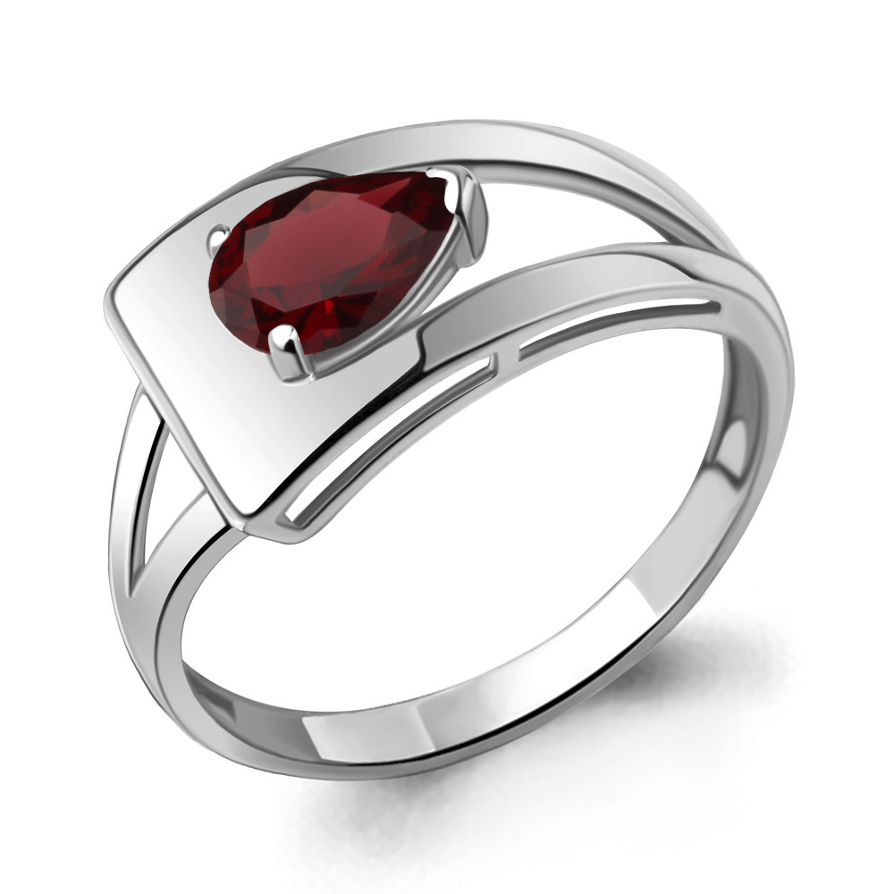

Кольцо из серебра с гранатом Aquamarine Aquamarine 6961103_925_р р, 6961103_925_р