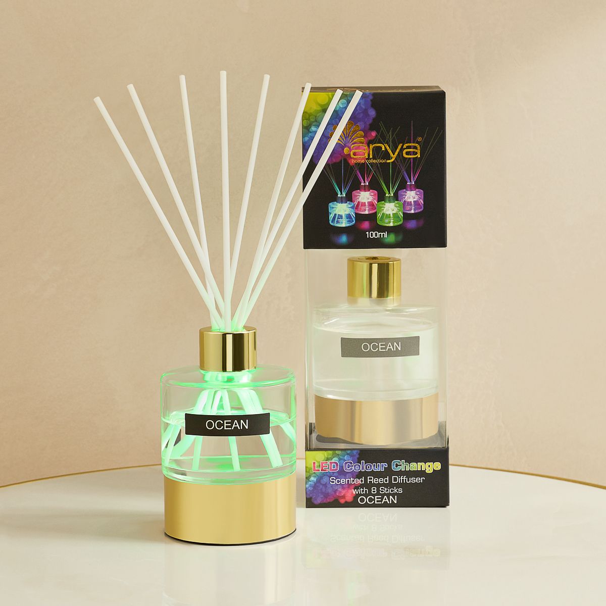 

Диффузор для дома с палочками Reed 100 ml Ocean, Диффузор 100 мл