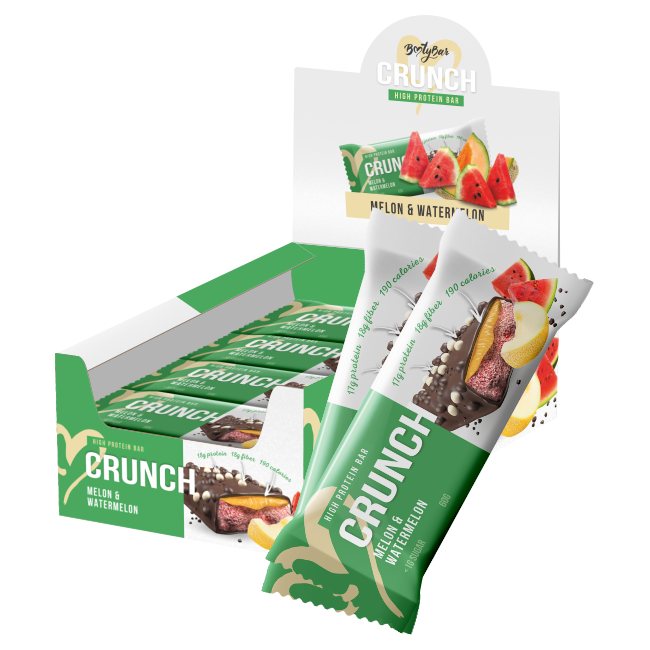 

Bootybar Bootybar Crunch 60 г, 16 шт, вкус: арбуз-дыня