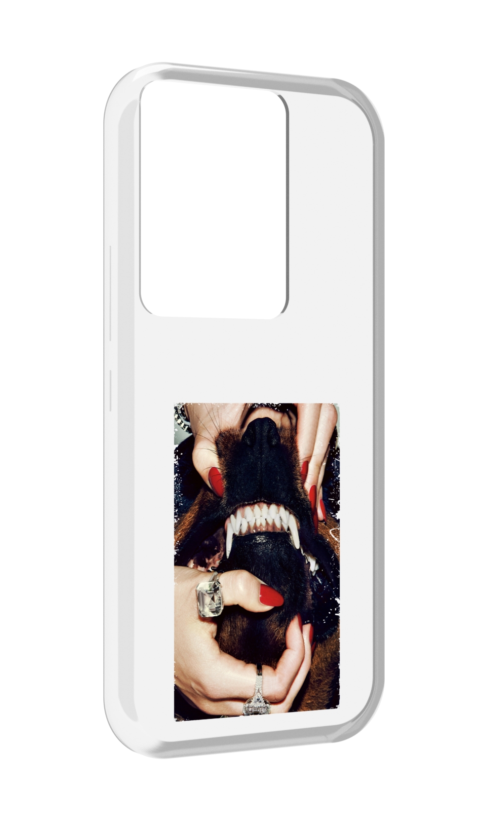 

Чехол MyPads маникюр для Itel Vision 3 Plus / Itel P38 Pro, Прозрачный, Tocco