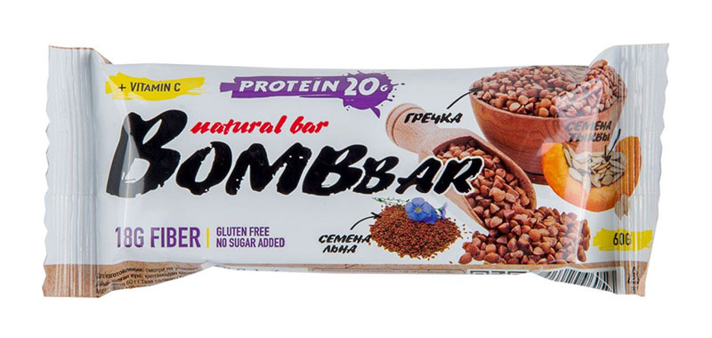 

BOMBBAR Bombbar 60 г, 1 шт, вкус: гречишный