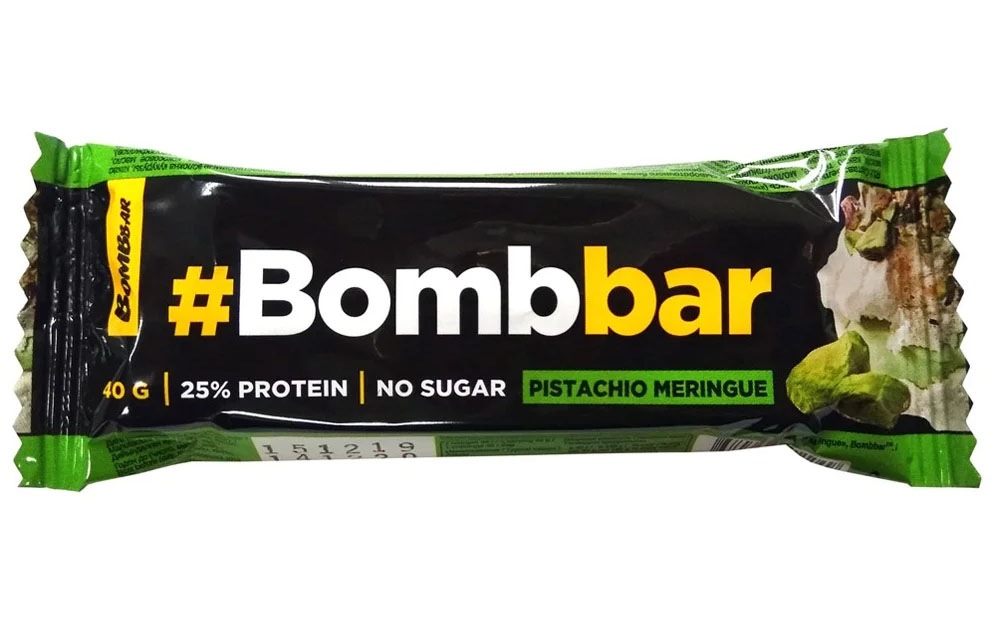 

BOMBBAR Bombbar 40 г, 1 шт, вкус: фисташковая меренга