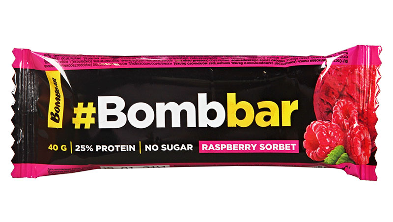 

BOMBBAR Bombbar 40 г, 1 шт, вкус: малиновый сорбет
