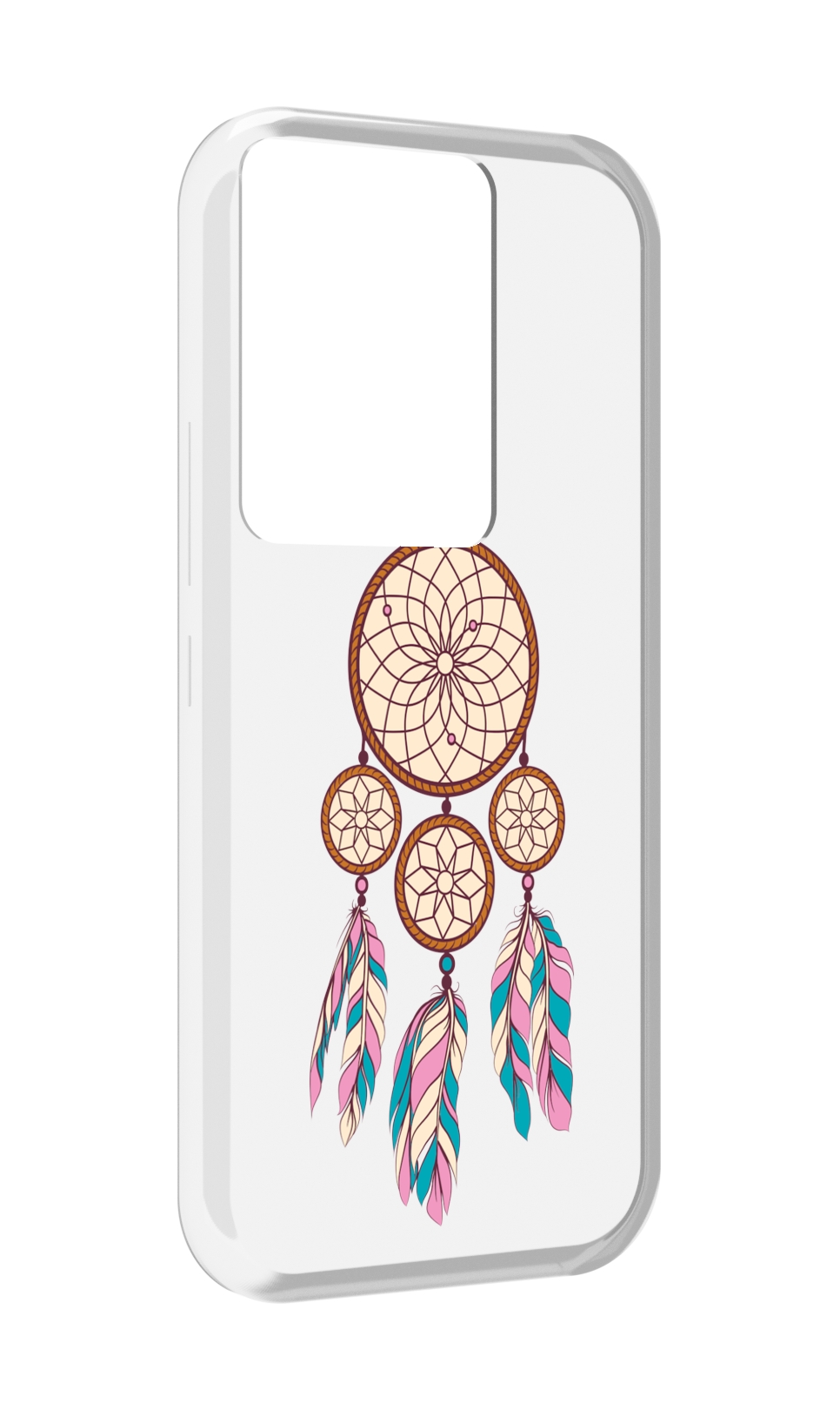 

Чехол MyPads ловец снов бежевый для Itel Vision 3 Plus / Itel P38 Pro, Прозрачный, Tocco