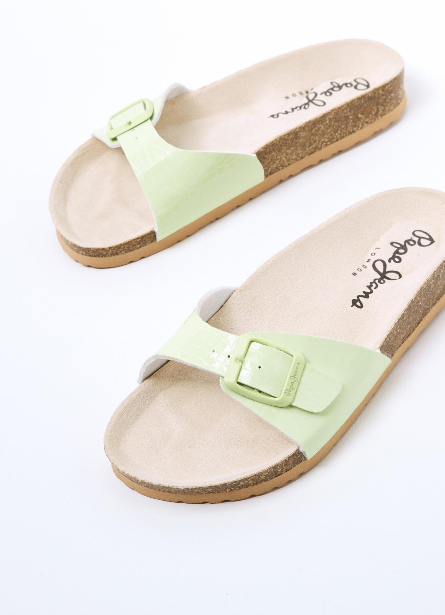 

Шлепанцы женские Pepe Jeans London OBAN CROC s_PLS90559 зеленые 37 EU, OBAN CROC s_PLS90559