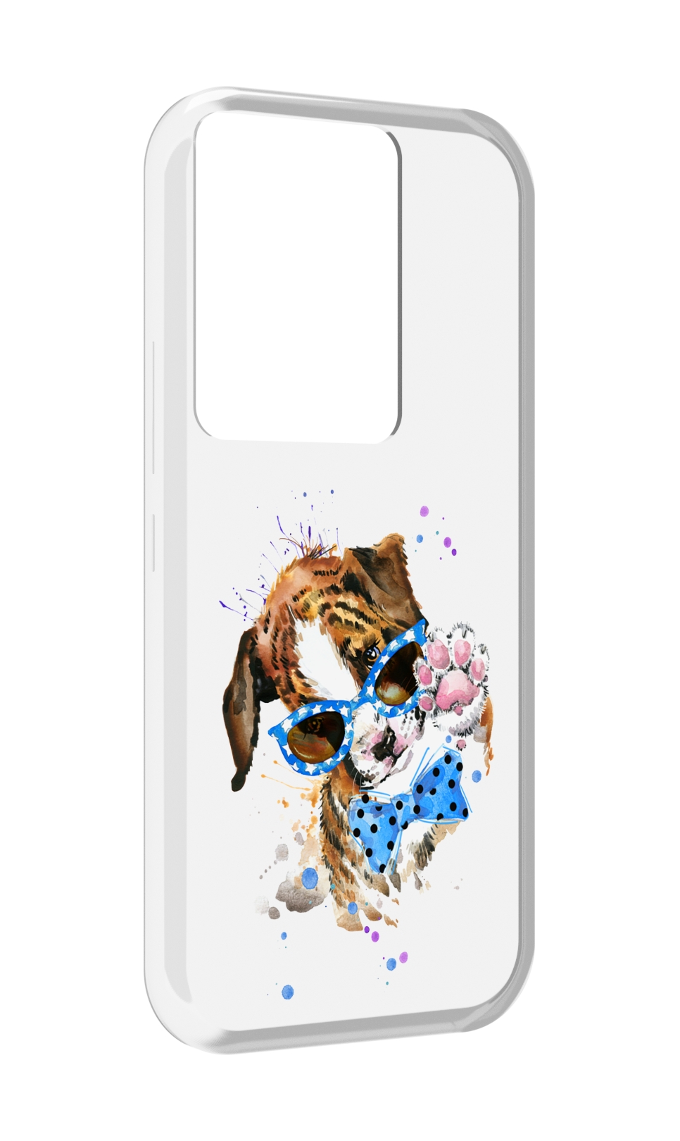 

Чехол MyPads лапочка для Itel Vision 3 Plus / Itel P38 Pro, Прозрачный, Tocco