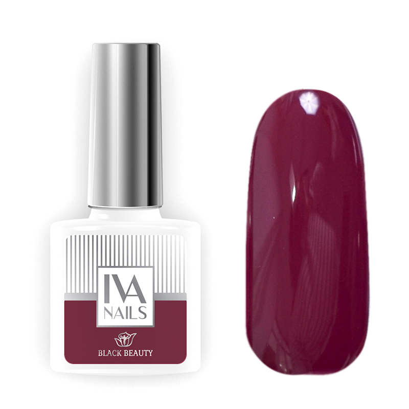 

Гель-лак IVA NAILS Black Beauty №04, 8 мл