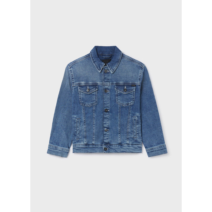 Куртка джинсовая детская Mayoral 6446, синий, 128