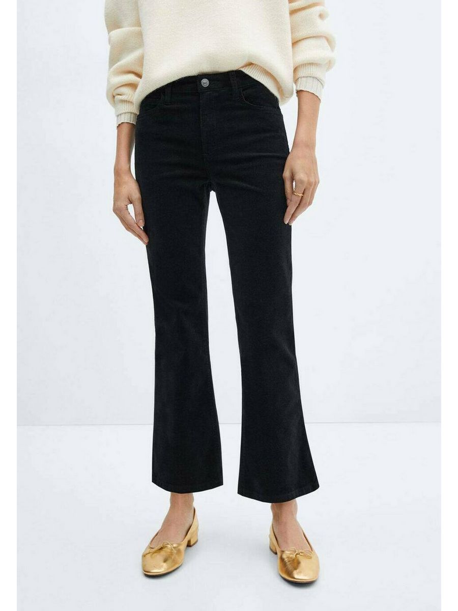 

Джинсы женские Mango M9121N1VD черные 46 EU, Черный, M9121N1VD