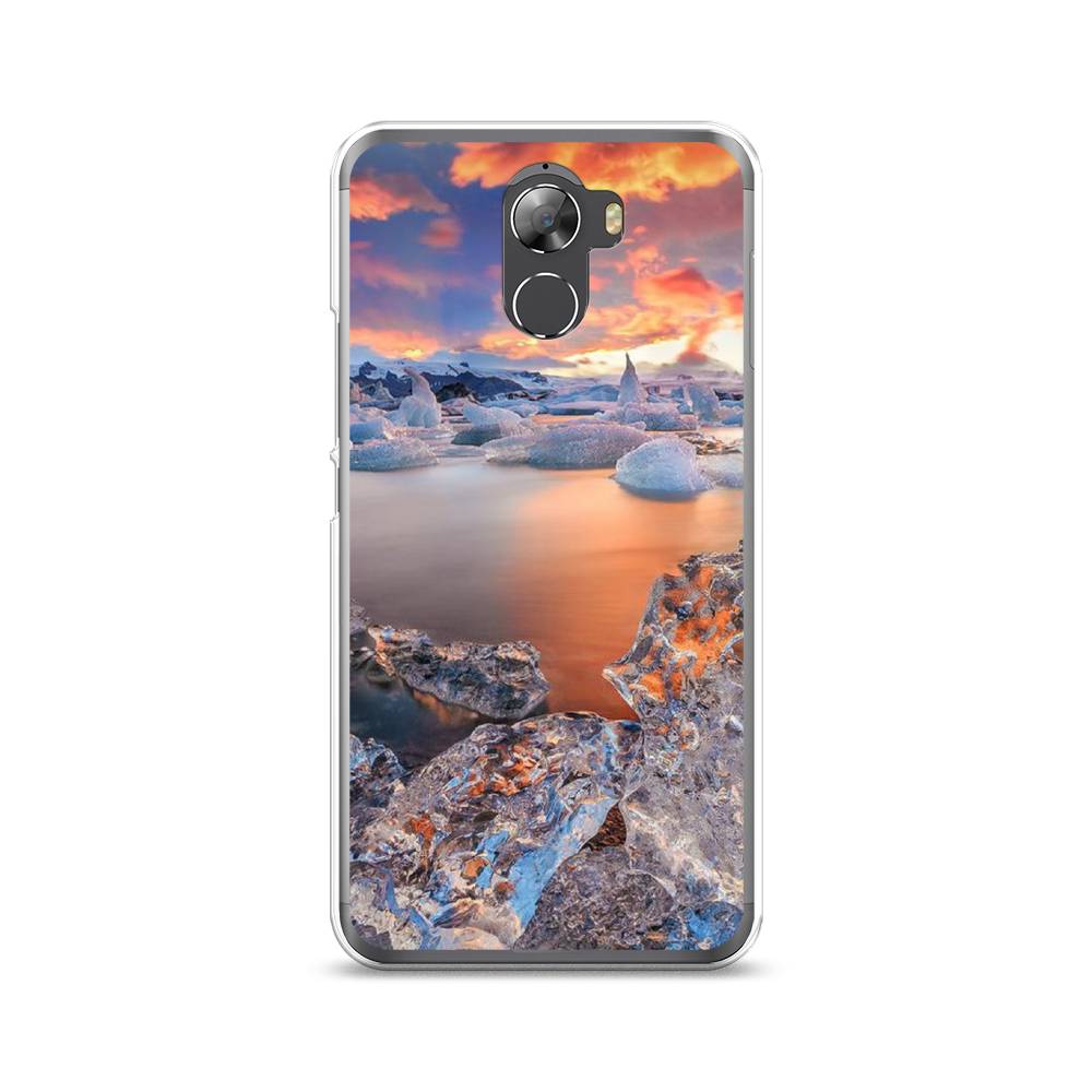 

Чехол на Wileyfox Swift 2 "Ледники", Синий;оранжевый, 210350-2