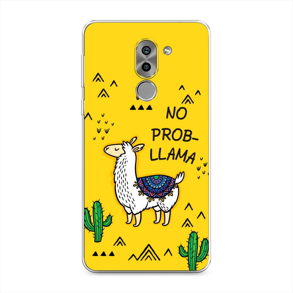 

Чехол Awog на Honor 6X "No probLLama", Разноцветный, 60750-2